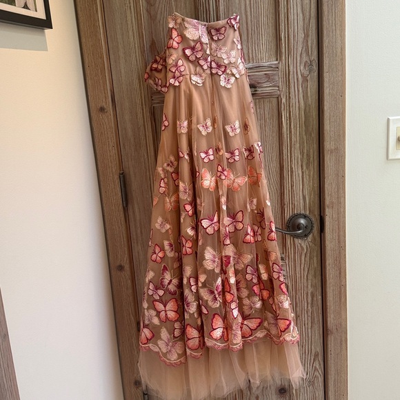 Marchesa Notte Strapless sequin-embellished embroidered tulle gown - size 2 - Picture 6 of 6